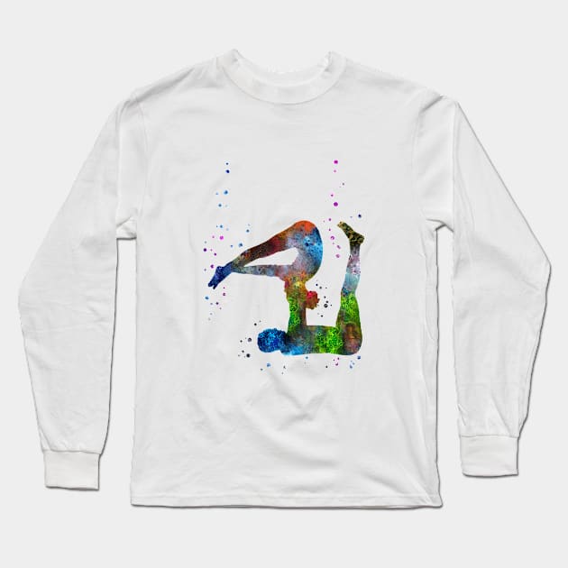 Acro yoga Long Sleeve T-Shirt by RosaliArt